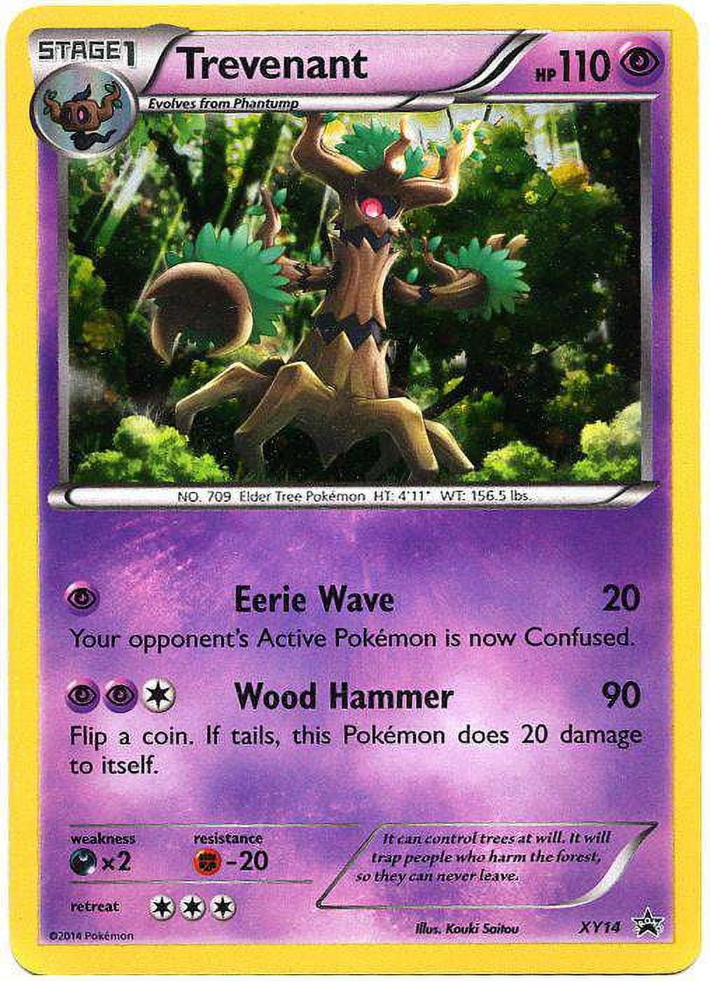 Pokemon X & Y Promo Single Card Holo Rare Trevenant XY14 - Walmart.com