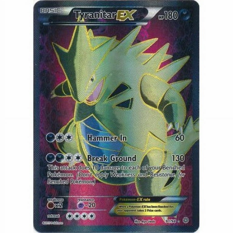 Pokemon XY Ancient Origins Tyranitar EX - 91/98 - Full Art