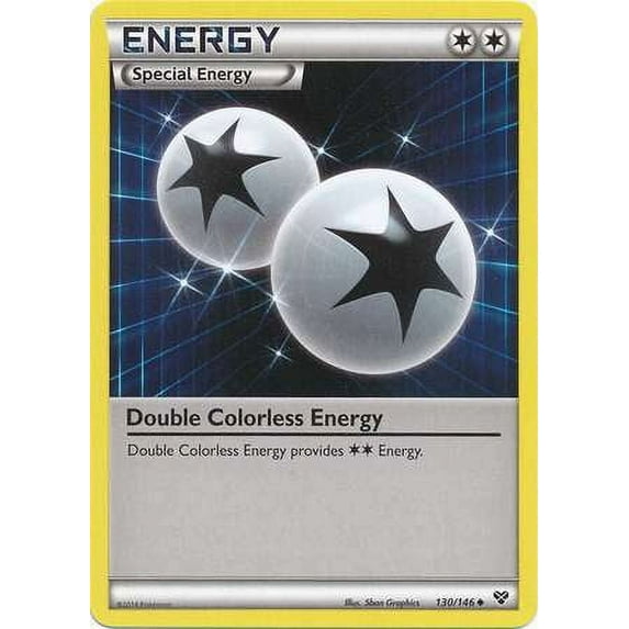 Pokemon XY Base Set Uncommon Double Colorless Energy #130