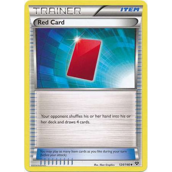 Pokemon XY Base Set Uncommon Red Card #124