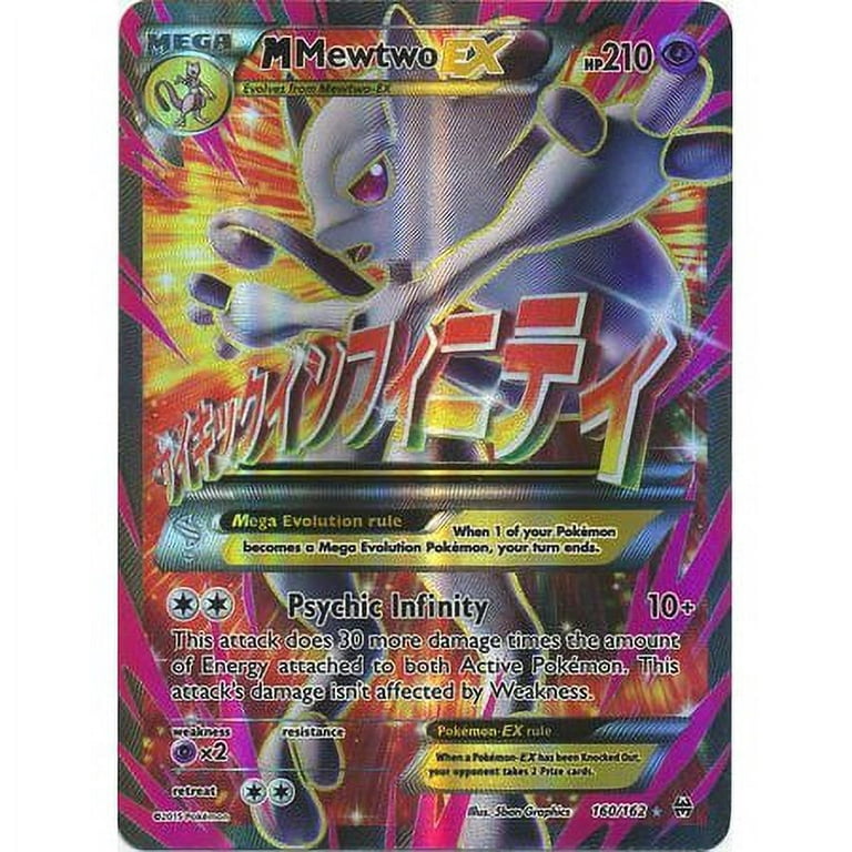 Pokemon X & Y BREAKthrough Single Card Holo Rare Mega Mewtwo-EX #64 