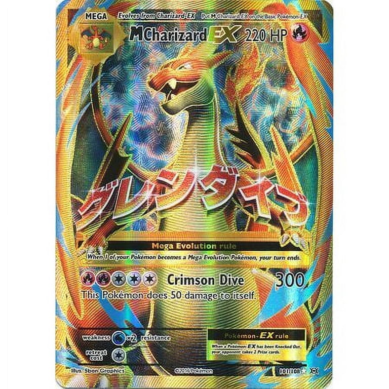 2017 Pokemon Card - Mega Charizard - XY Evolutions - 12/108 - Mint