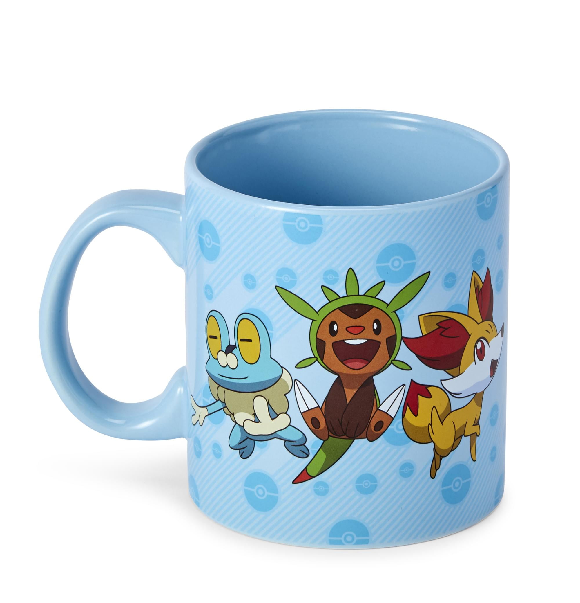 Pokemon XY Group Starters Coffee Mug - 20-Ounces Blue 