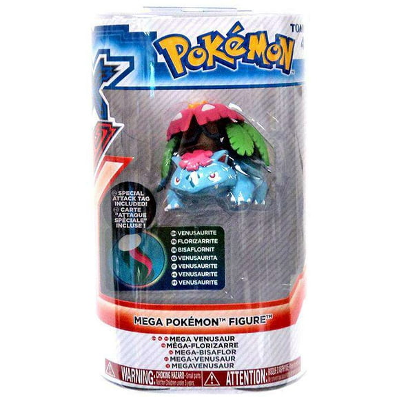 TOMY Pokemon XY Mega Figure Series 1 Venusaur, 3 Inch, PVC, Action Figure