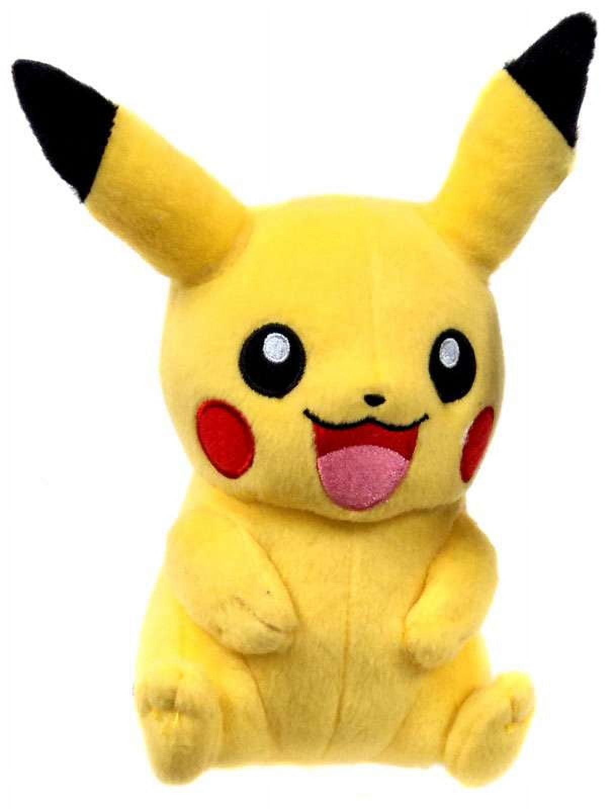 Pokemon XY Pikachu Plush (Sitting Open Mouth, Arms Down) - Walmart.com