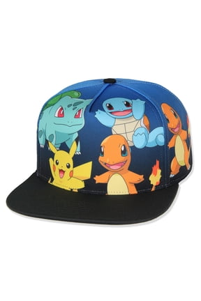 Pokemon Youth Group Gradient Sublimation Snapback Flatbill Hat
