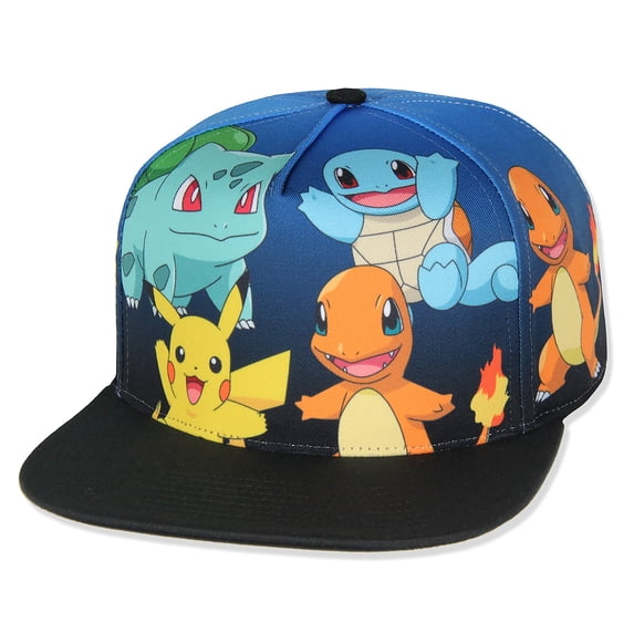 Pokemon Youth Group Gradient Sublimation Snapback Flatbill Hat