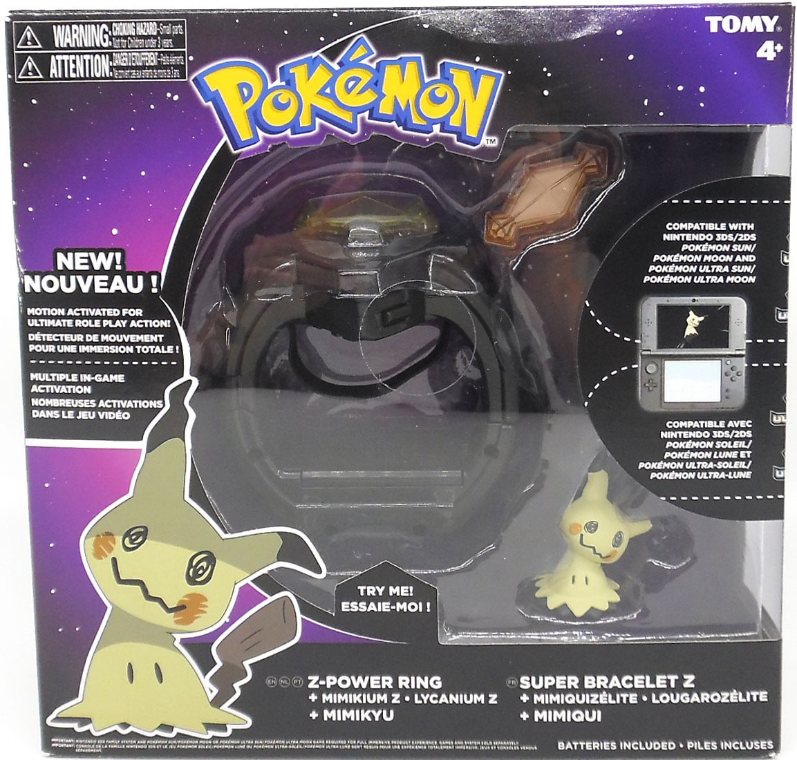 Pokemon Interactive Z-Ring Power Ring Set with Pikachu Toy and Z-Crystals