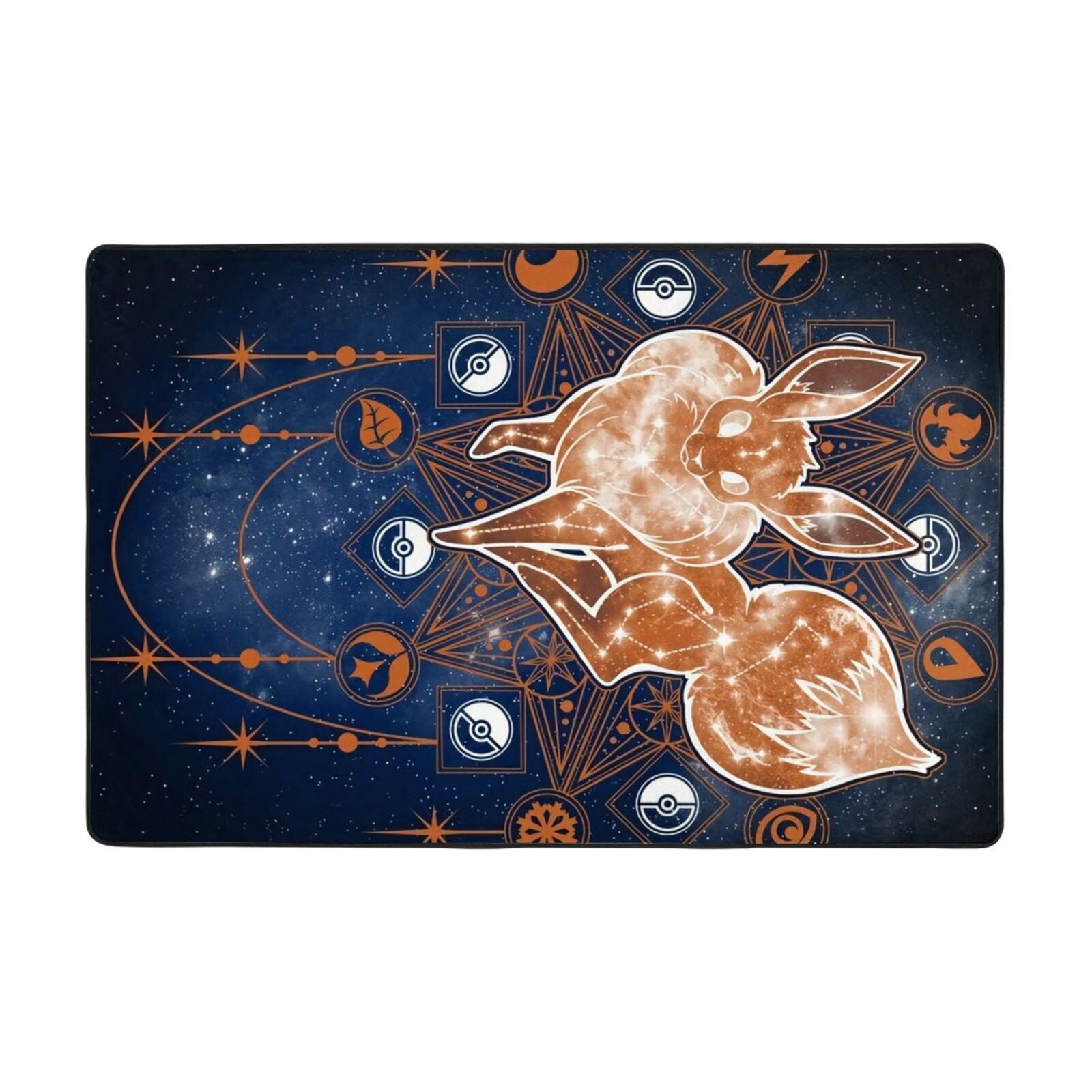 Pokemon eevee98 Gamer Rug Room Non-Slip Gaming Rug Cool Graffiti Gaming ...