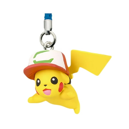 Pokemon the Movie: I Choose You! Netsuke Mascot Movie Hat Pikachu Trading Strap
