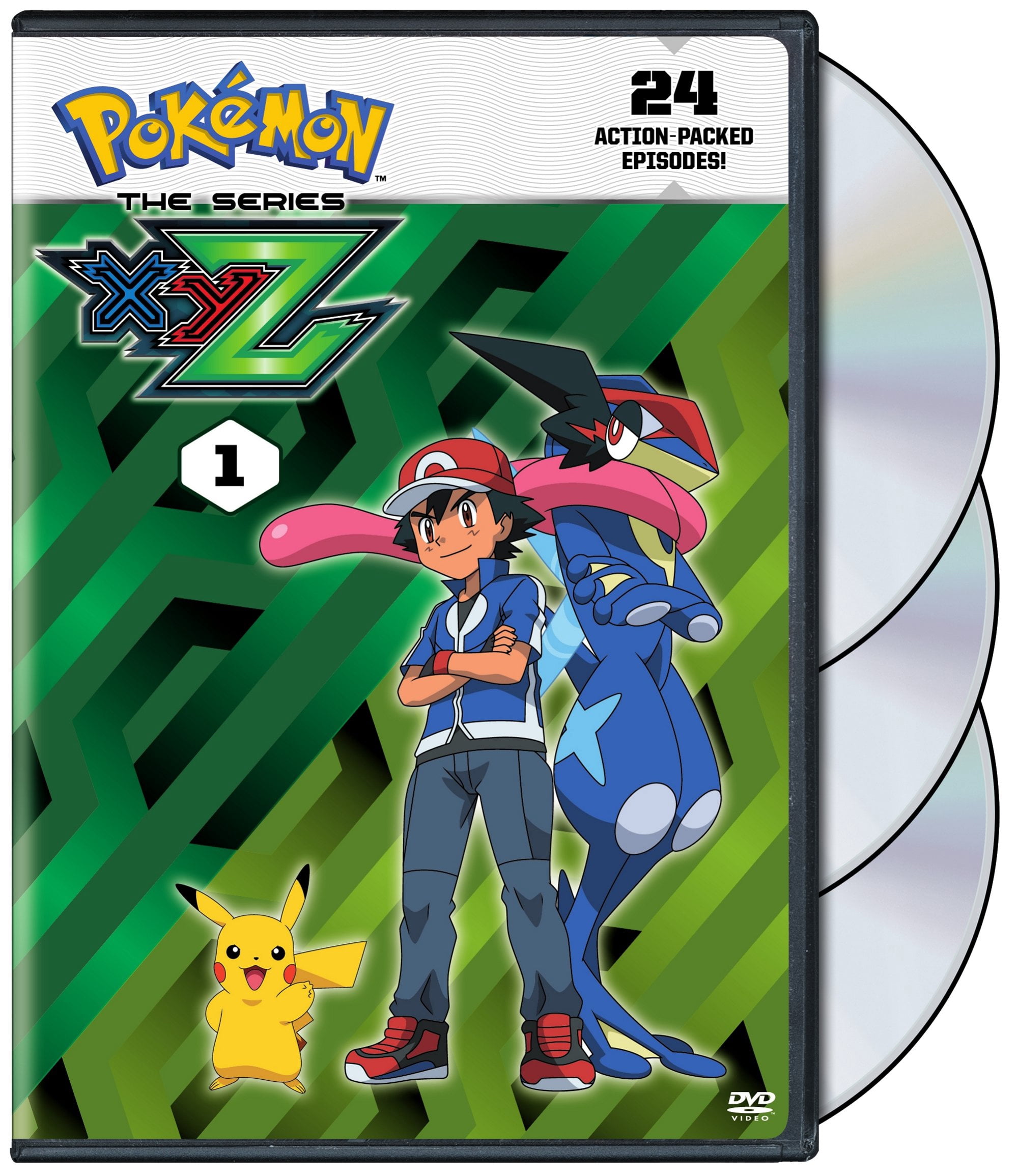 SDS, Pokemon the Series, XYZ Set 1 DVD, Complete Series with 3