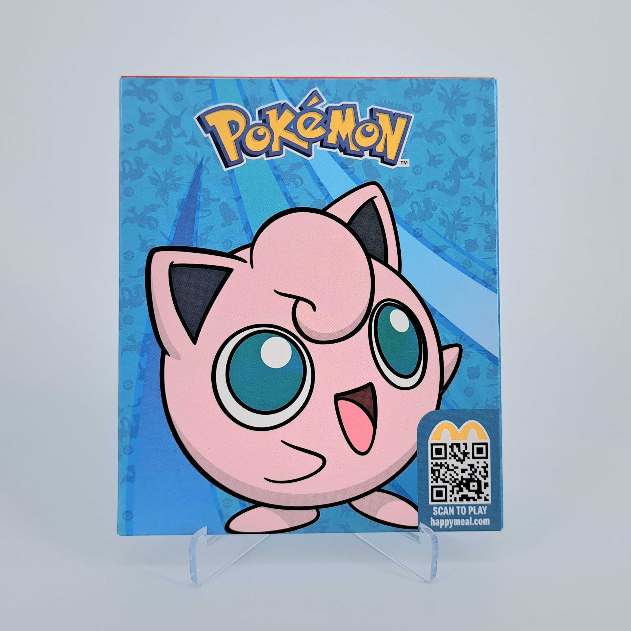 Pokemon x McDonald's Happy Meal Toy 2025 - Jigglypuff Sticker Activity  Sheet and Booster Pack (1 Pack) - Walmart.com