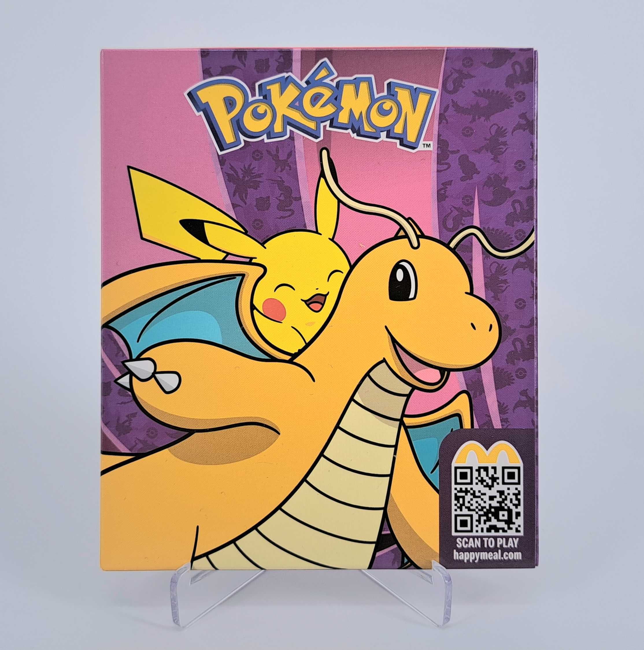 Pokemon x McDonald's Happy Meal Toy 2025 - Pikachu and Dragonite