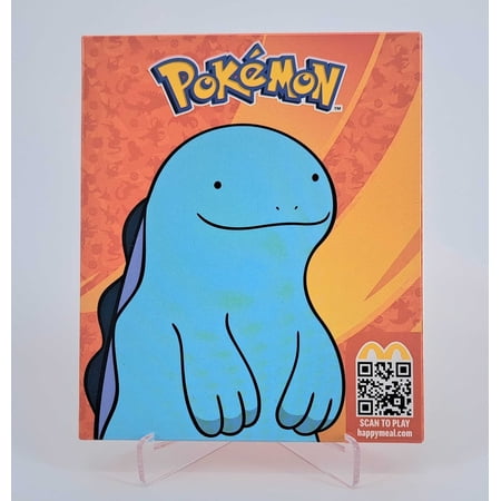 Pokemon x McDonald's Happy Meal Toy 2025 - Quagsire Sticker Activity Sheet and Booster Pack (1 Pack)