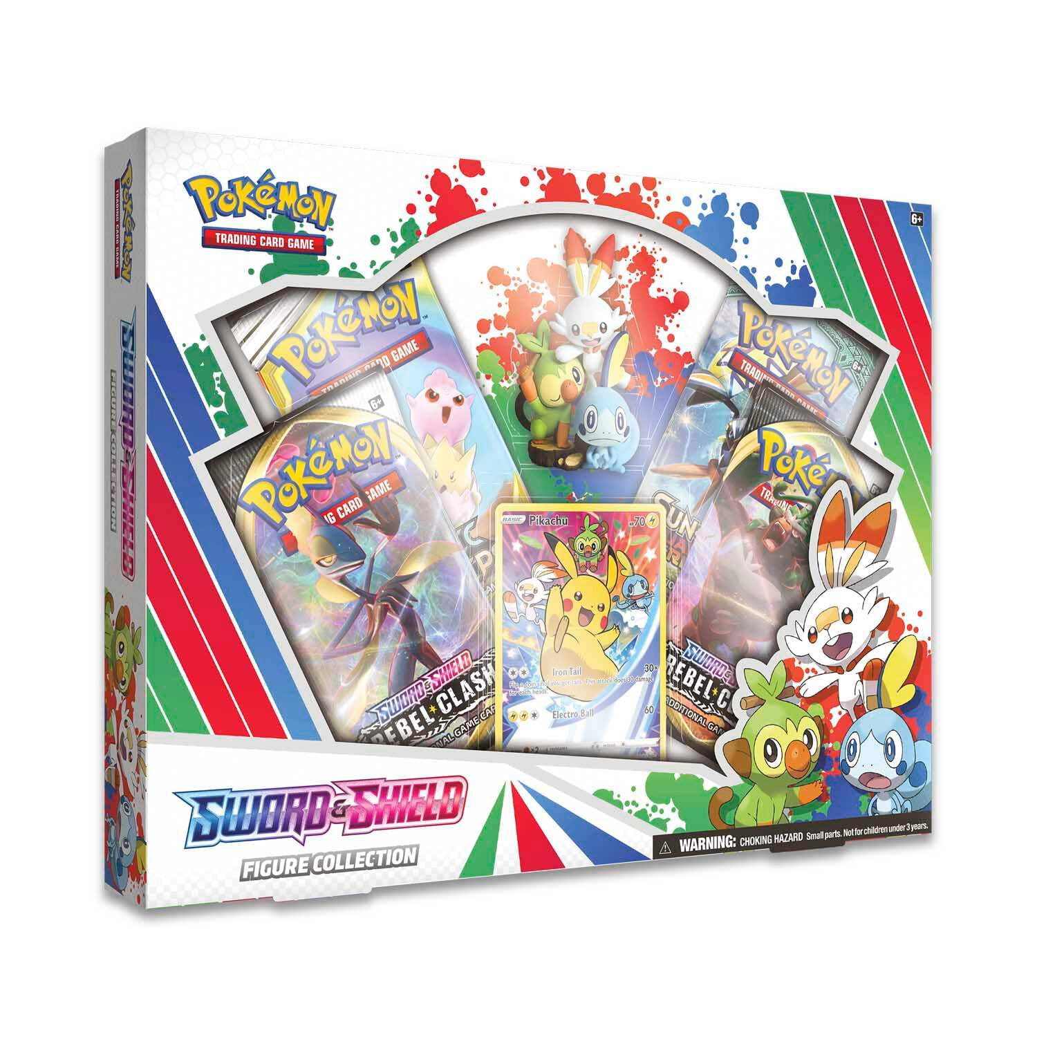 pokemon trading card game sword and shield figure collection Amazon.com: TCG: Legendary Warriors Premium Box, Zacian Zamazemta Promos, Gift for Kids, 14 Booster Packs from & : Toys & Games Shield Figure Collection includes Pokemon - Sword & Shield