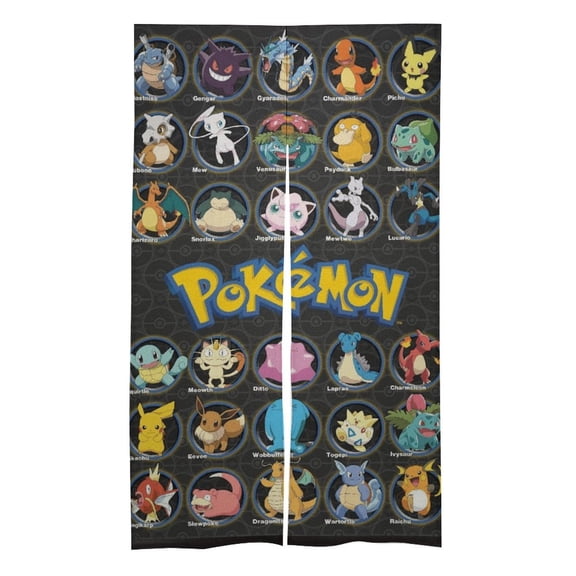 Poken Cartoon door curtains fitting room curns partition curtain door 86x143cm