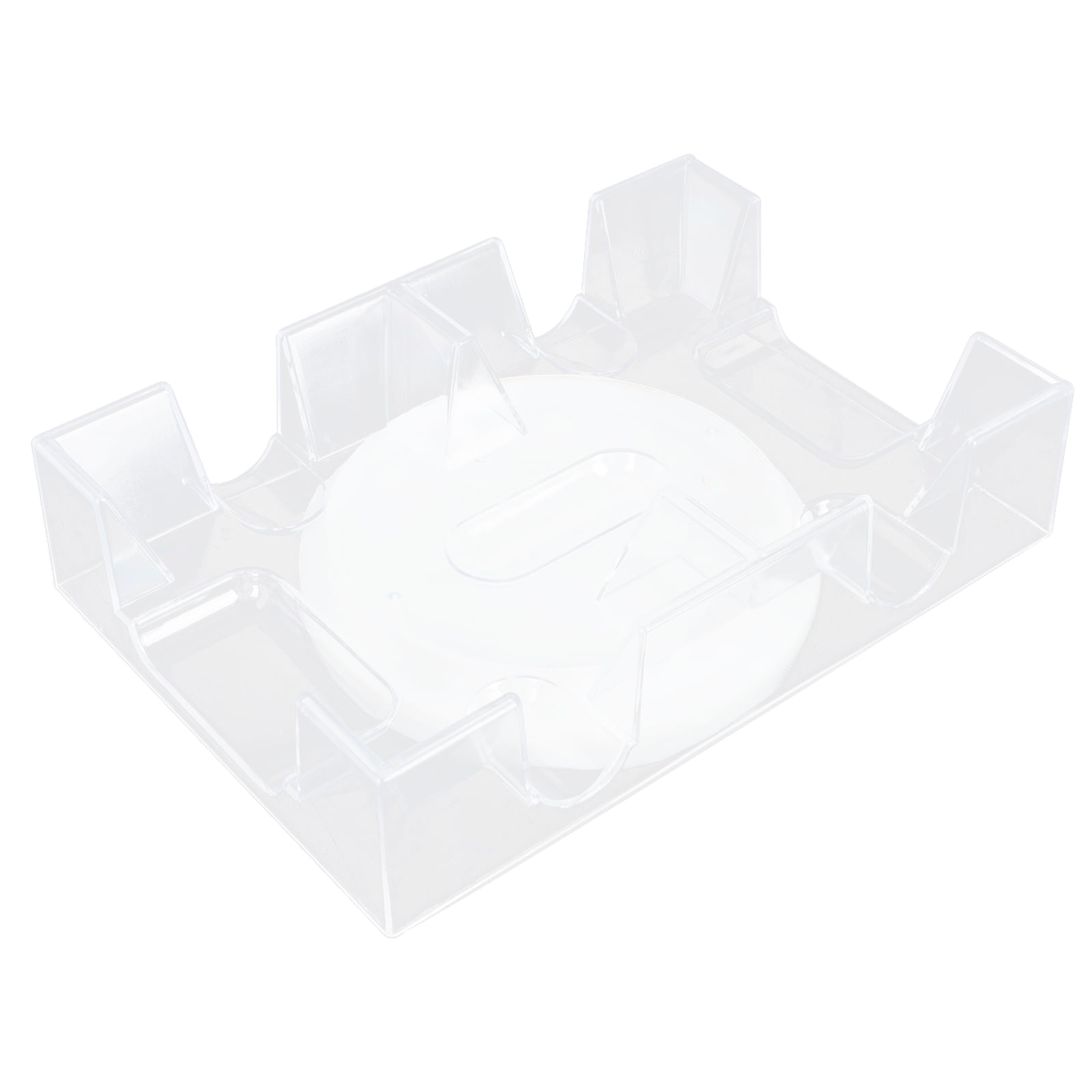 Poker Box Gaming Cards Holders Plastic Serving Trays Chip Revolving