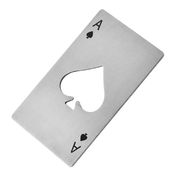 Poker Card Bottle Opener Ace Of Spades Home Personalized Stainless Steel Credit Card Bottle Opener Card Portable Bar Tool