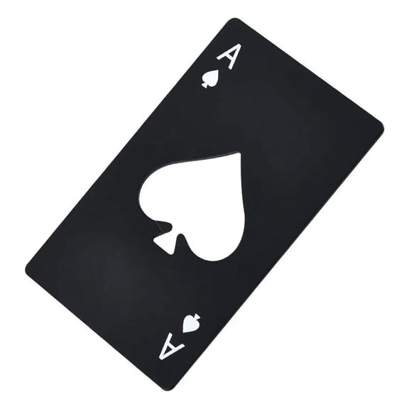 Poker Card Bottle Opener Ace Of Spades Home Personalized Stainless Steel Credit Card Bottle Opener Card Portable Bar Tool