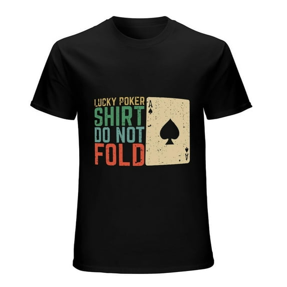 Poker Card Vintage T-Shirt Retro Card Game Lover Tee