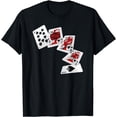 thumbnail image 1 of Poker Cards Gambling Poker Player Casino Dealer Gambler T-Shirt, 1 of 3
