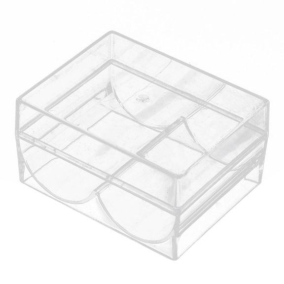 Poker Chip Box|Clear Trays2 Slots|Clear Acrylic Chip Trays For Standard Size Chips, Clay Chips10 Tot