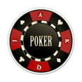 thumbnail image 1 of Poker Chip Casino Gamble Game - 5" Vinyl Sticker - For Car Laptop I-Pad - Waterproof Decal, 1 of 1