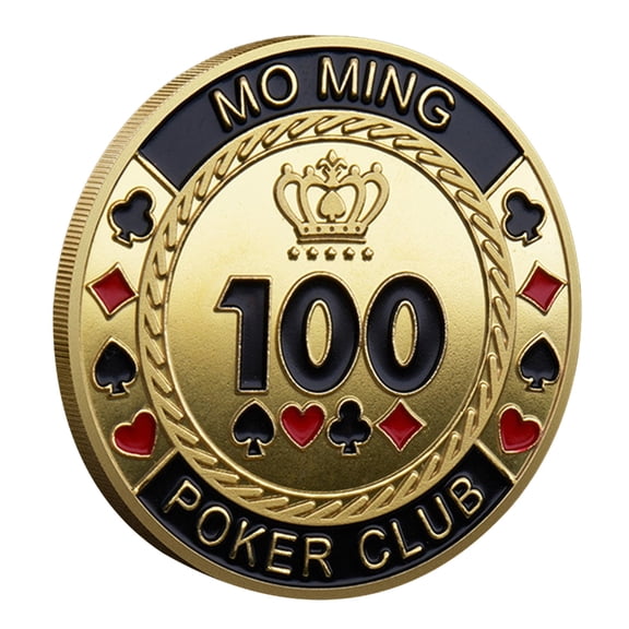 Poker Chip Coins Metal Poker Guard Coins Collectibles Souvenir Chip Casino Chip Dealer Tokens Souvenir Collectible Gifts