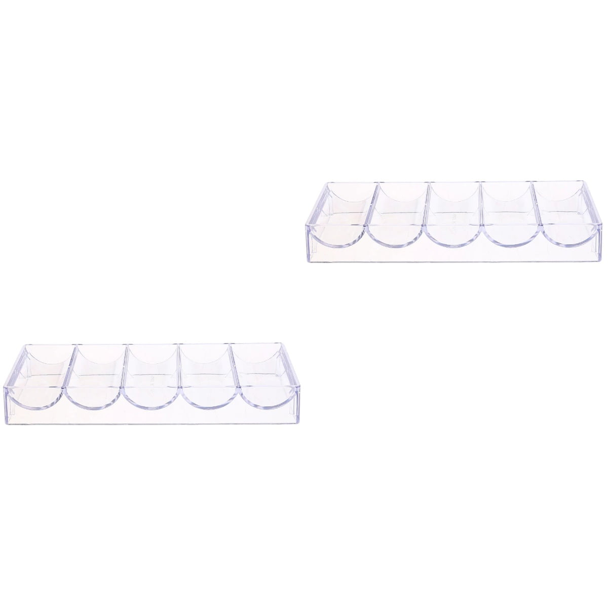 Poker Chips Container Storage Case Rack Containers with Lids