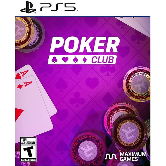 Poker Club, Maximum Games, PlayStation 5, [Physical], 814290017507