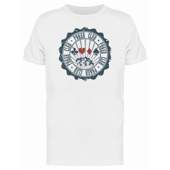 Poker Club Round Logo Tee Men's -Image by Shutterstock