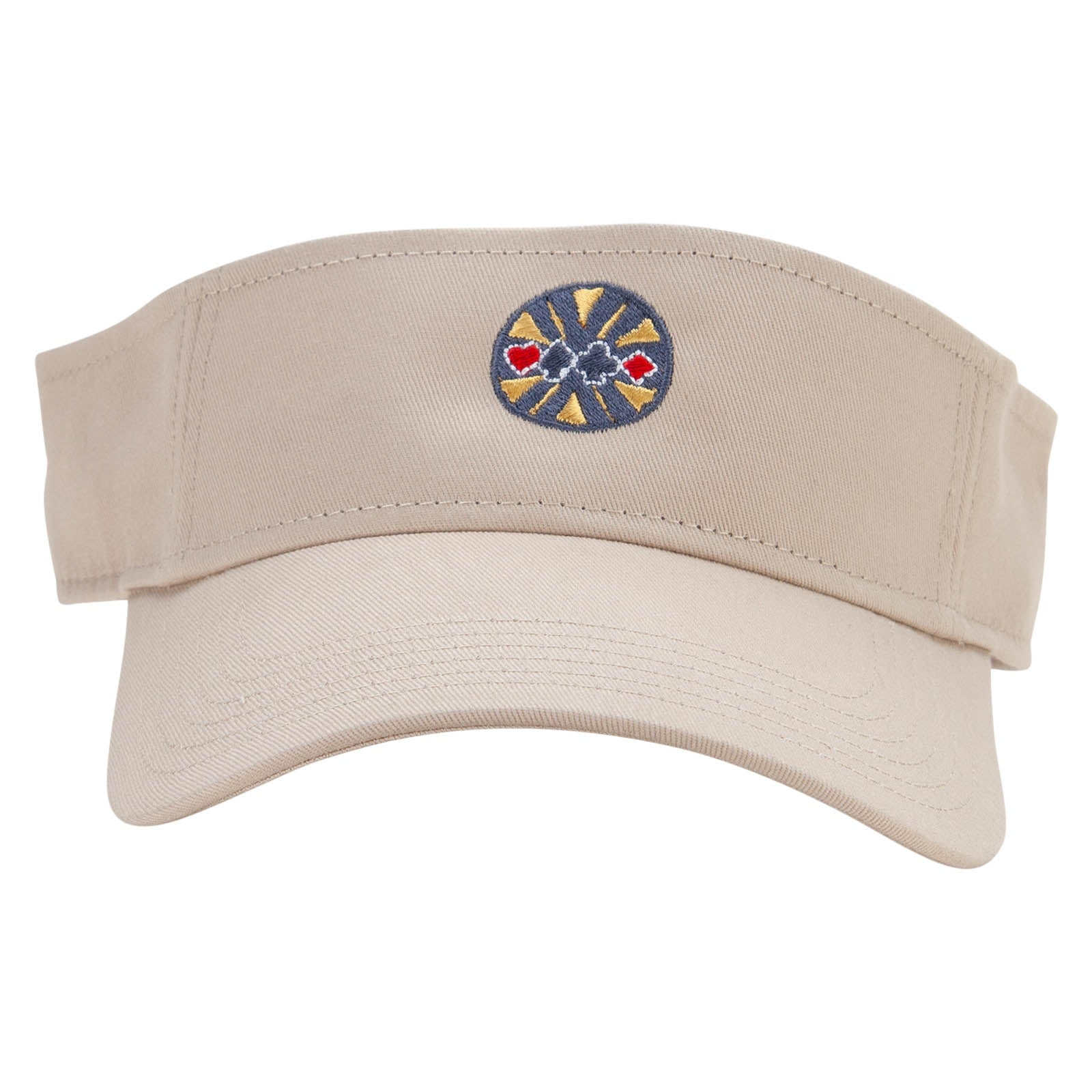 Blue Poker Visor