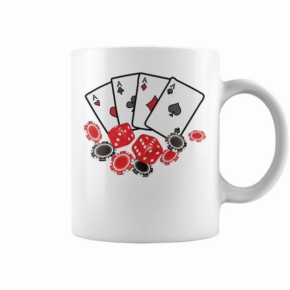 Poker For Poker Player Casino Gambler Coffee Mugs