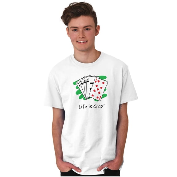 Poker Hand Awful Losing Gamble Men's Graphic T Shirt Tees Brisco Brands L