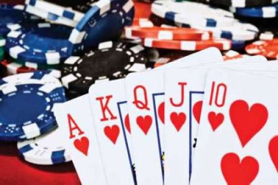 Poker Hand II Canvas Art - C Thomas McNemar (24 x 36)