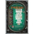 thumbnail image 1 of Poker Hands Wall Poster, 22.375" x 34", Framed, 1 of 2