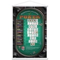 thumbnail image 1 of Poker Hands Wall Poster with Wooden Magnetic Frame, 22.375" x 34", 1 of 3