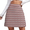 thumbnail image 1 of Poker Heart Skirt Playing Cards Suit Symbols Street Wear Casual Skirts Female Cute Mini Sk, 1 of 7