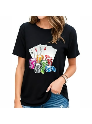 Slot Master T-shirt Women's Gambling Tee Las Vegas Shirt Gambler Tshirt  Poker Gift Casino Shirts 