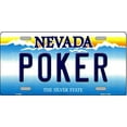 thumbnail image 1 of Poker Nevada Novelty Metal License Plate LP-9553, 1 of 4