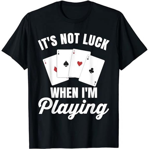 Poker T-Shirt Accessories Casino Blackjack Costume Texas T-Shirt