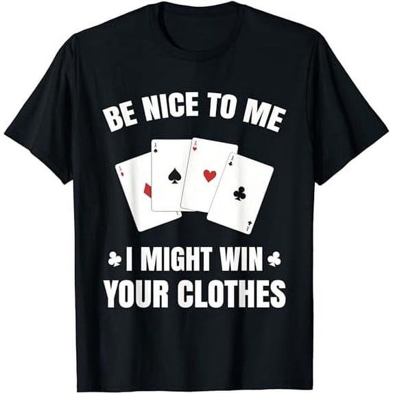 Poker T-Shirt Accessories Casino Blackjack Costume Texas T-Shirt