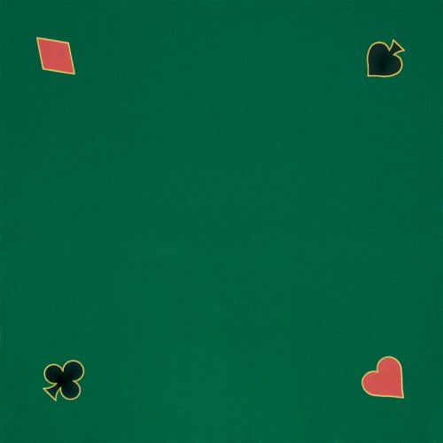 Poker Table Top 40x40-inch Cotton Table Pad for Casino Games