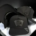 thumbnail image 1 of Poker Themed Adjustable Snapback Hat, Stylish Baseball Cap for Casino Lovers, Unique Streetwear for Men and Women, Perfect Party and Casual Outfit Accessory, 1 of 5