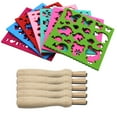 thumbnail image 1 of Milisten Felt Craft Supplies Felt Craft Mold Tool 5Sets, 1 of 6