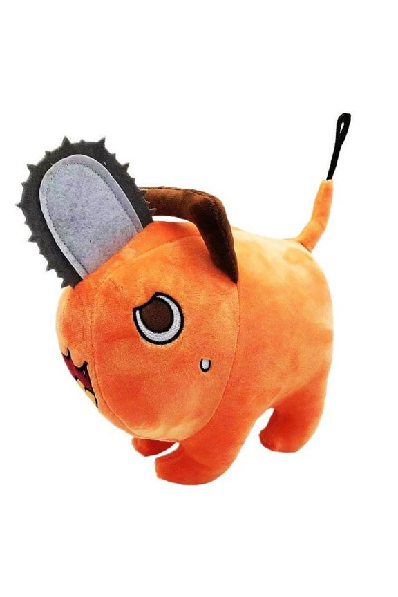 Pokita Chainsaw Man Plush Toys Soft Stuffed Gift Dolls 10'' Long For Kids Boys Girls