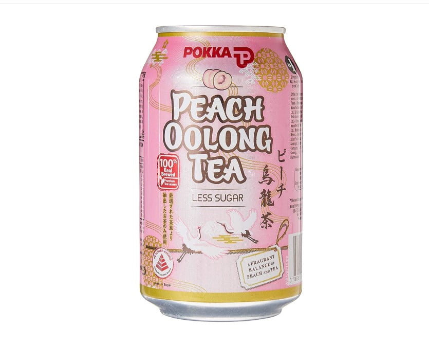 Pokka Peach Oolong Tea – 13.5oz (6-Pack) | Refreshing & Aromatic ...