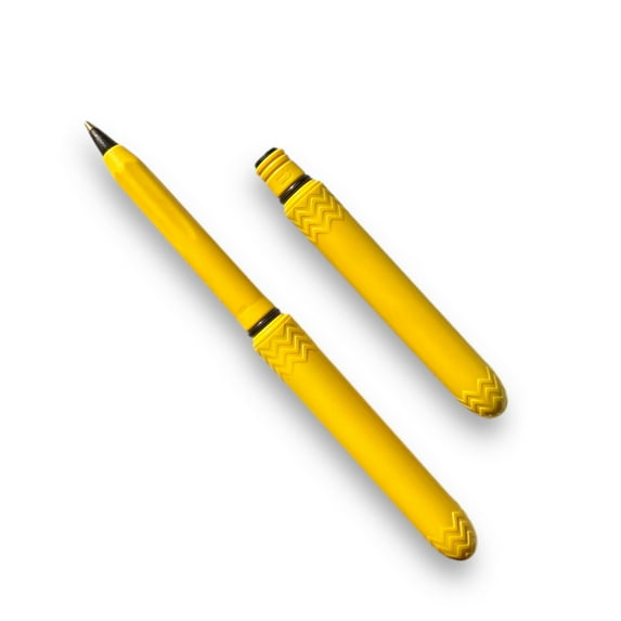 Pokka Pocket Pen 8 pack. Compact, lightweight, affordable pocket pens (Kanary Yellow)
