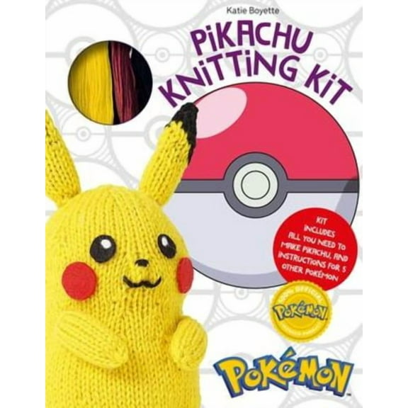 Pokmon Knitting Pikachu Kit: Kit includes all you need to make Pikachu and instructions for 5 other Pokmon
