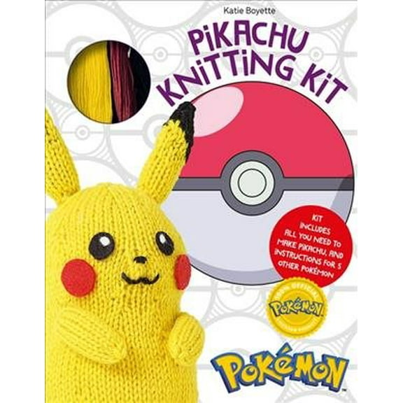 Pre-Owned Pokmon Knitting Pikachu Kit: Kit includes all you need to make Pikachu and instructions for 5 other Pokmon